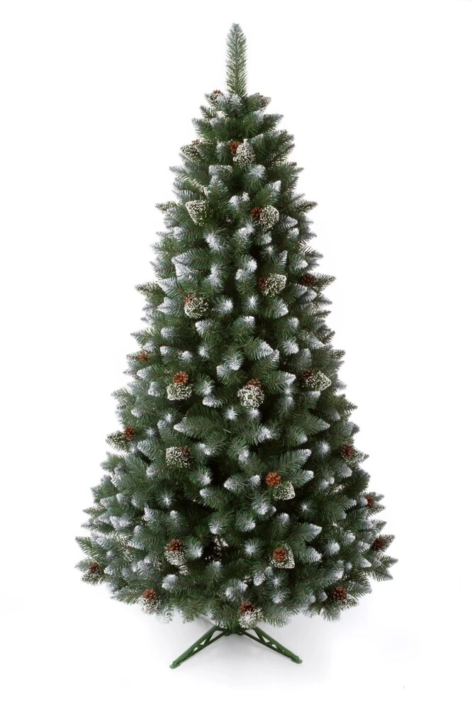 VÝPREDAJ Borovica Demänovská - Zasnežený vianočný stromček 210 cm