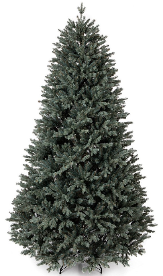 UmelýSmrek strieborný 3D Vianočný stromček 220 cm