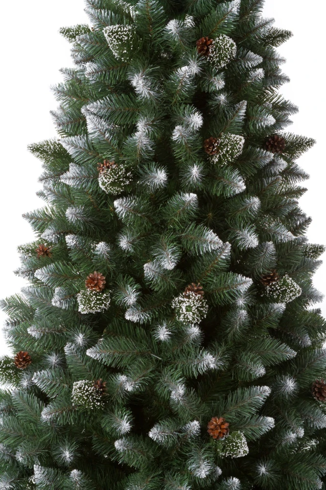 Umelá Borovica Demänovská - Zasnežený vianočný stromček 210 cm