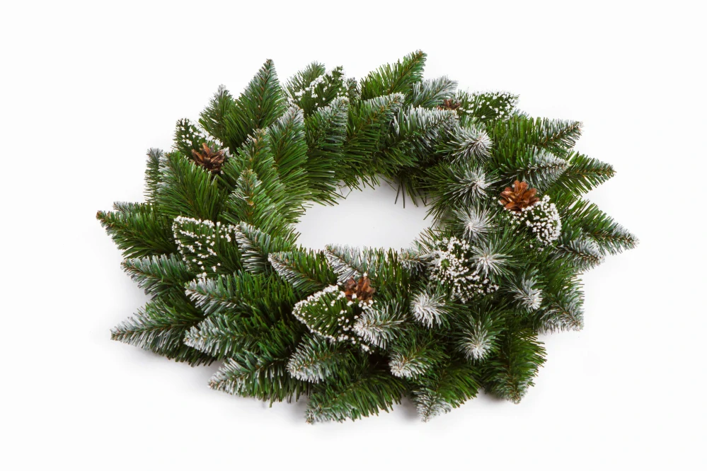 Vianočný veniec miešané ihličie 50 cm x 5 kusov. 